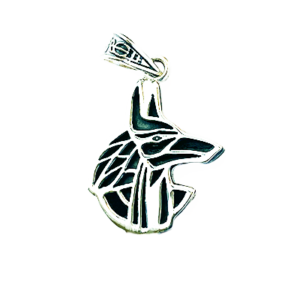 Colgante de Anubis en plata.