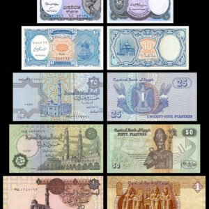 colección completa de Billetes Egipcios